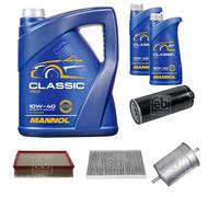 FEBI BILSTEIN Controllo Set 7L MANNOL Classic 10W-40 Per Audi A6 Avant 4B