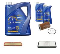 FEBI BILSTEIN Controllo Set 7L MANNOL Classic 10W-40 Per BMW 5 Serie E34 525tds