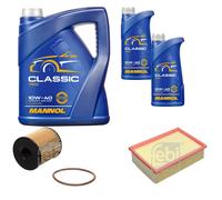 FEBI BILSTEIN Controllo Set 7L MANNOL Classic 10W-40 Per Citroën C4 I LC