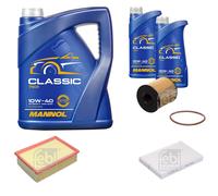 FEBI BILSTEIN Controllo Set 7L MANNOL Classic 10W-40 Per Citroën C4 I LC