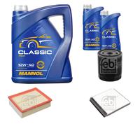 FEBI BILSTEIN Controllo set 7L MANNOL Classic 10W-40 per Citroën Xsara Coupe