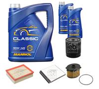 FEBI BILSTEIN Controllo set 7L MANNOL Classic 10W-40 per Citroën Xsara N1