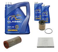 FEBI BILSTEIN Controllo Set 7L MANNOL Classic 10W-40 Per Fiat Idea 350 1.9