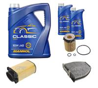 FEBI BILSTEIN Controllo Set 7L MANNOL Classic 10W-40 Per Mercedes-Benz C