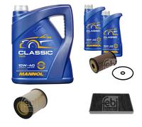 FEBI BILSTEIN Controllo set 7L MANNOL Classic 10W-40 per Mercedes-Benz Un