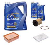 Febi BILSTEIN Controllo Set 7L mannol Classic, 10W-40 per Peugeot 307