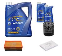 FEBI BILSTEIN Controllo set 7L MANNOL Classic 10W-40 per Peugeot 307 Break