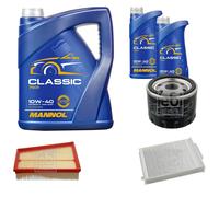FEBI BILSTEIN Controllo set 7L MANNOL Classic 10W-40 per Renault Megane II