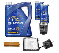 FEBI BILSTEIN Controllo Set 7L MANNOL Classic 10W-40 Per Volvo V40 Kombi VW