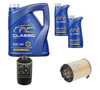 FEBI BILSTEIN Controllo set 7L MANNOL Classic 10W-40 per VW Passat Variant