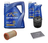 FEBI BILSTEIN Controllo Set 7L MANNOL Defender 10W-40 Per Alfa Romeo 166