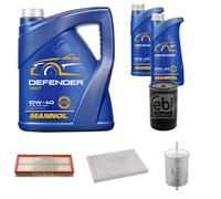 FEBI BILSTEIN Controllo Set 7L MANNOL Defender 10W-40 Per Audi A3 8L1 1.6