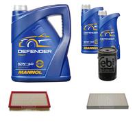 FEBI BILSTEIN Controllo Set 7L MANNOL Defender 10W-40 Per Audi A6 4A C4 2.6