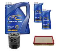 FEBI BILSTEIN Controllo Set 7L MANNOL Defender 10W-40 Per Audi Cabriolet
