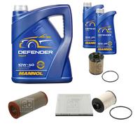 FEBI BILSTEIN Controllo Set 7L MANNOL Defender 10W-40 Per Fiat Idea 350 1.9