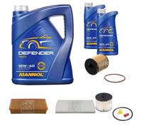 FEBI BILSTEIN Controllo Set 7L MANNOL Defender 10W-40 Per Fiat Ulysse 179AX