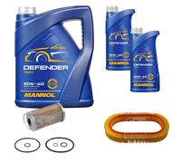 FEBI BILSTEIN Controllo Set 7L MANNOL Defender 10W-40 Per Mercedes-Benz 190