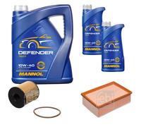 FEBI BILSTEIN Controllo Set 7L MANNOL Defender 10W-40 Per Peugeot 307 Break