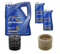 FEBI BILSTEIN Controllo Set 7L MANNOL Defender 10W-40 Per Peugeot Partner