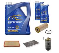 FEBI BILSTEIN Controllo Set 7L MANNOL Defender 10W-40 Per VW Golf IV 1J1 1.9