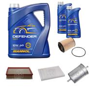 FEBI BILSTEIN Controllo set 7L MANNOL Defender 10W-40 per VW Passat Variant