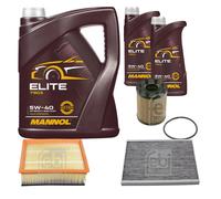 Febi BILSTEIN Controllo Set 7L mannol D'Elite 5W-40 per Fiat Grande