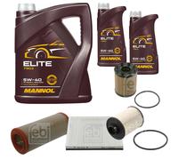 Febi BILSTEIN Controllo Set 7L mannol D'Elite 5W-40 per Fiat Idea 350_1.9