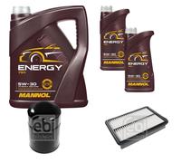 Febi BILSTEIN Controllo Set 7L mannol di Energia 5W-30 per Hyundai Tucson Jm