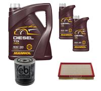 FEBI BILSTEIN Controllo Set 7L MANNOL Diesel TDI 5W-30 Per Audi Cabriolet