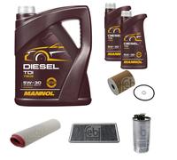 FEBI BILSTEIN Controllo Set 7L MANNOL Diesel TDI 5W-30 Per BMW X5 E53 3.0d