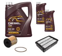 FEBI BILSTEIN Controllo set 7L MANNOL Diesel TDI 5W-30 per Citroën C-Crosser