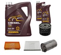 FEBI BILSTEIN Controllo Set 7L MANNOL Diesel TDI 5W-30 Per Fiat Stilo Multi