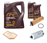 FEBI BILSTEIN Controllo Set 7L MANNOL Diesel TDI 5W-30 Per Mercedes-Benz