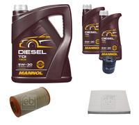 FEBI BILSTEIN Controllo Set 7L MANNOL Diesel TDI 5W-30 Per Peugeot Boxer