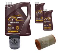 FEBI BILSTEIN Controllo Set 7L MANNOL Diesel TDI 5W-30 Per Peugeot Boxer