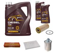 FEBI BILSTEIN Controllo Set 7L MANNOL Diesel TDI 5W-30 Per VW Caddy II Kasten