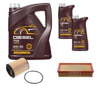 FEBI BILSTEIN Controllo Set 7L MANNOL Diesel TDI 5W-30 Per VW Multivan V