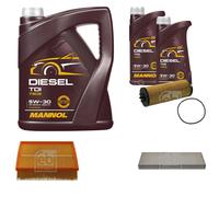 FEBI BILSTEIN Controllo Set 7L MANNOL Diesel TDI 5W-30 Per VW Passat Variant