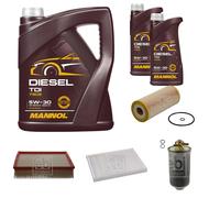 FEBI BILSTEIN Controllo Set 7L MANNOL Diesel TDI 5W-30 Per VW Passat Variant