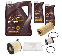 Febi BILSTEIN Controllo Set 7L mannol Elite 5W-40 per Audi A5 Cabriolet F57