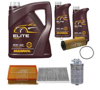 FEBI BILSTEIN Controllo Set 7L MANNOL ELITE 5W-40 Per AUDI A6 AVANT 4B C5