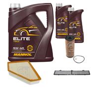 FEBI BILSTEIN Controllo Set 7L MANNOL Elite 5W-40 Per BMW 3 Serie E90 318d