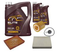 FEBI BILSTEIN Controllo Set 7L MANNOL Elite 5W-40 Per BMW 3 Serie F30 F80