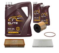 Febi BILSTEIN Controllo Set 7L mannol Elite 5W-40 per Citroën Jumpy