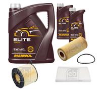 Febi BILSTEIN Controllo Set 7L mannol Elite 5W-40 per di Audi A5 Cabriolet
