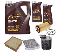 Febi BILSTEIN Controllo Set 7L mannol Elite 5W-40 per Mercedes - Benz B - Classe