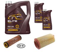 FEBI BILSTEIN Controllo Set 7L MANNOL Elite 5W-40 Per Mercedes-Benz C-Klasse