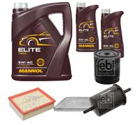 FEBI BILSTEIN Controllo Set 7L MANNOL Elite 5W-40 Per Peugeot 206 CC 2D 2.0