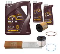 Febi BILSTEIN Controllo Set 7L mannol Elite 5W-40 per Peugeot 807 E 2.0