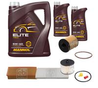 Febi BILSTEIN Controllo Set 7L mannol Elite 5W-40 per Peugeot 807 E 2.0 HDI